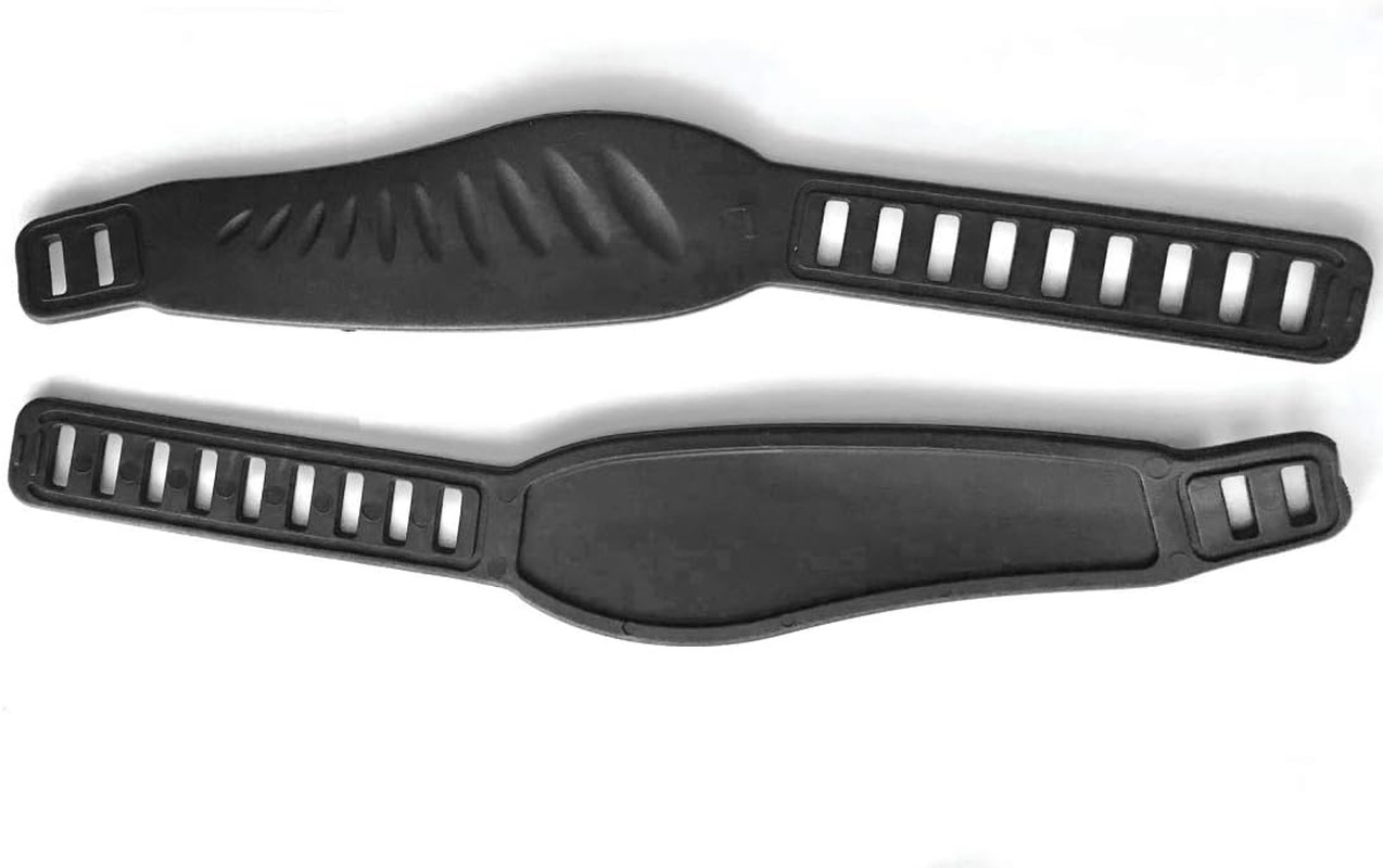 Pair (L+R) Life Fitness Stationary Bikes Compatible Long Pedal Straps | (2" W X