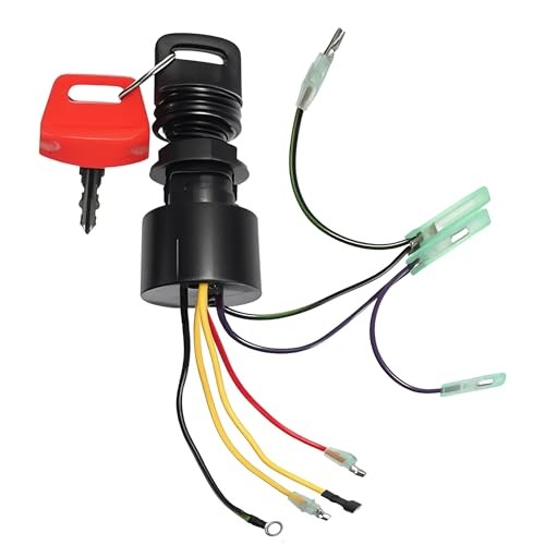 Boat Ignition Switch with 2 Keys Compatible with Mercury Sierra Mariner