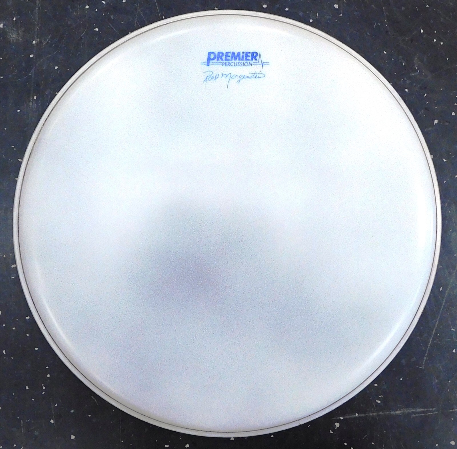 Vintage Premier 8815 Rod Morgenstein Signature 15" White Coated Batter Drum Head