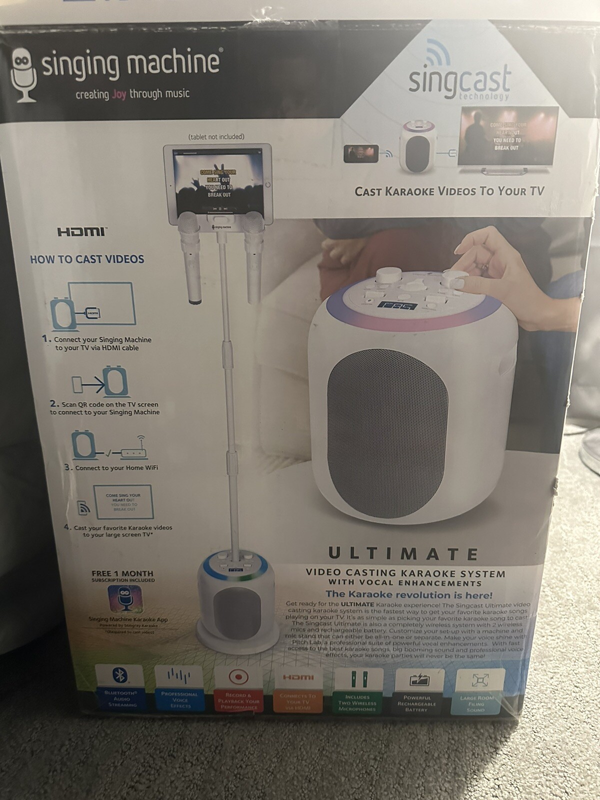 Singing Machine Singcast Ultimate Video Casting Karaoke Systems