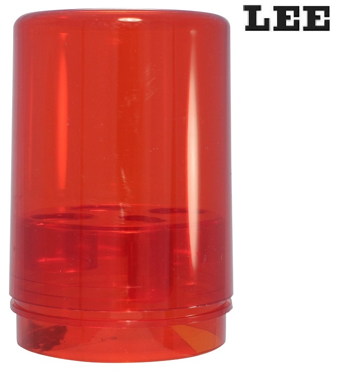 Lee Precision THREE Die Turret Storage Container (ONLY) Red # 90535 New