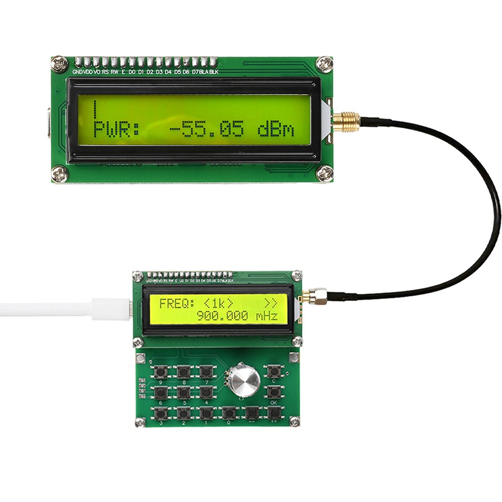 5KHz~2700MHz RF Power Meter 35MHz-4400MHz RF Signal Generator Module DC4.5V-5.5V
