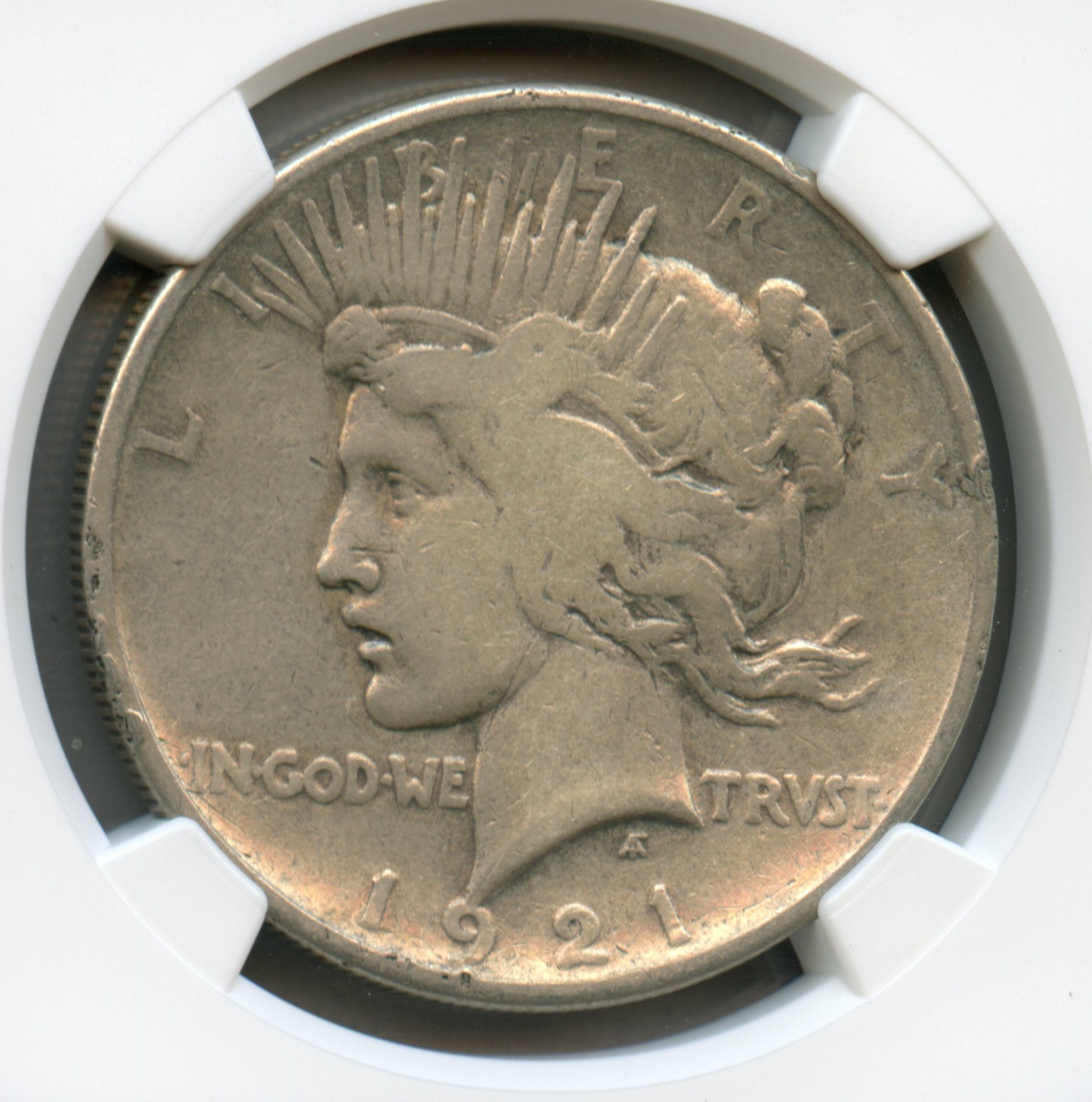 1921 Peace Silver Dollar NGC VG 10 High Relief