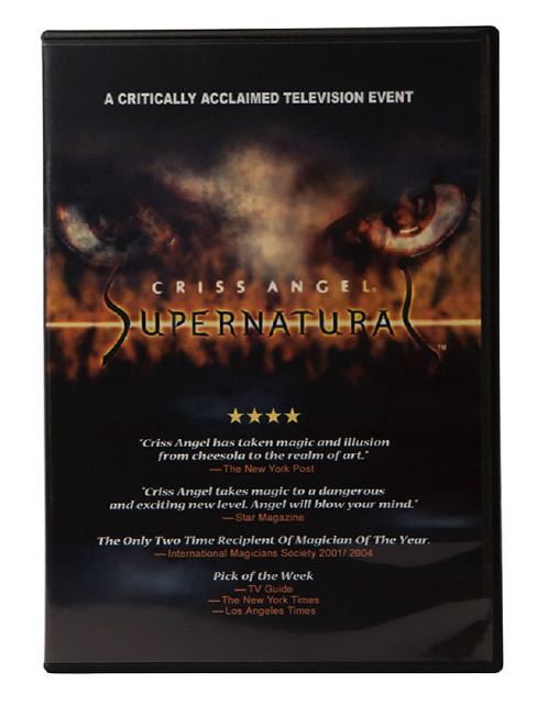 CRISS ANGEL - SUPERNATURAL DVD - COLOR 101 MINUTES -
