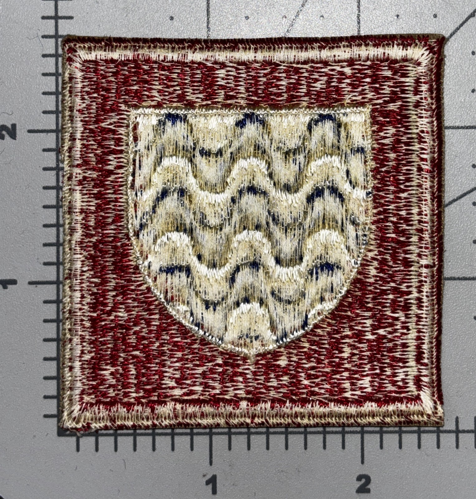 WW 2 US Army 15th Army Group Patch Inv# K8897 Variation 1