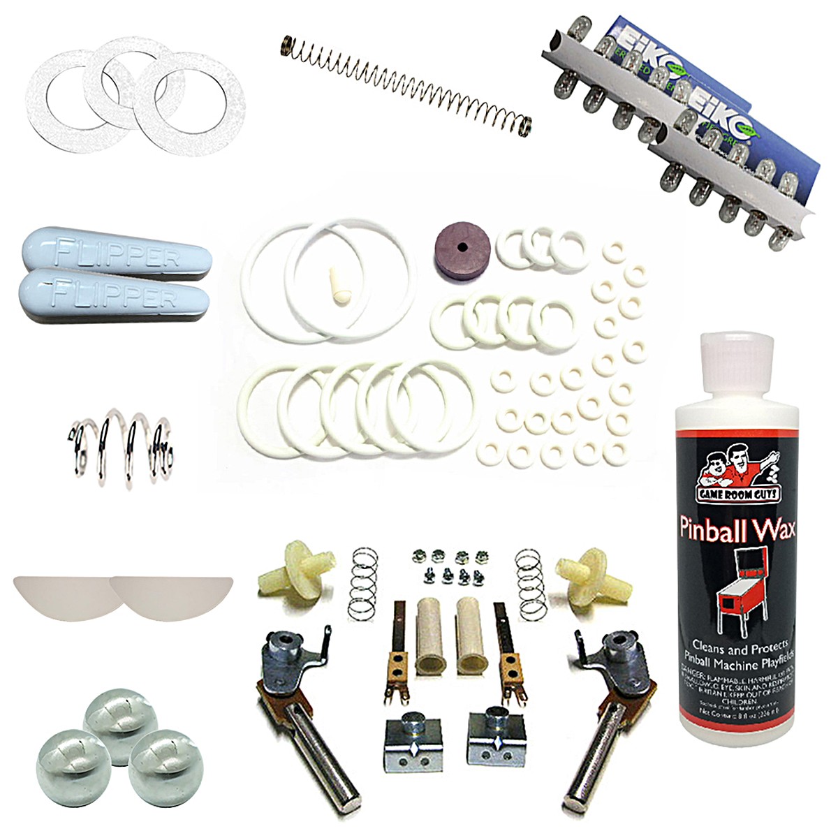 1968 Williams Ding Dong Pinball White Premium Maintenance Kit