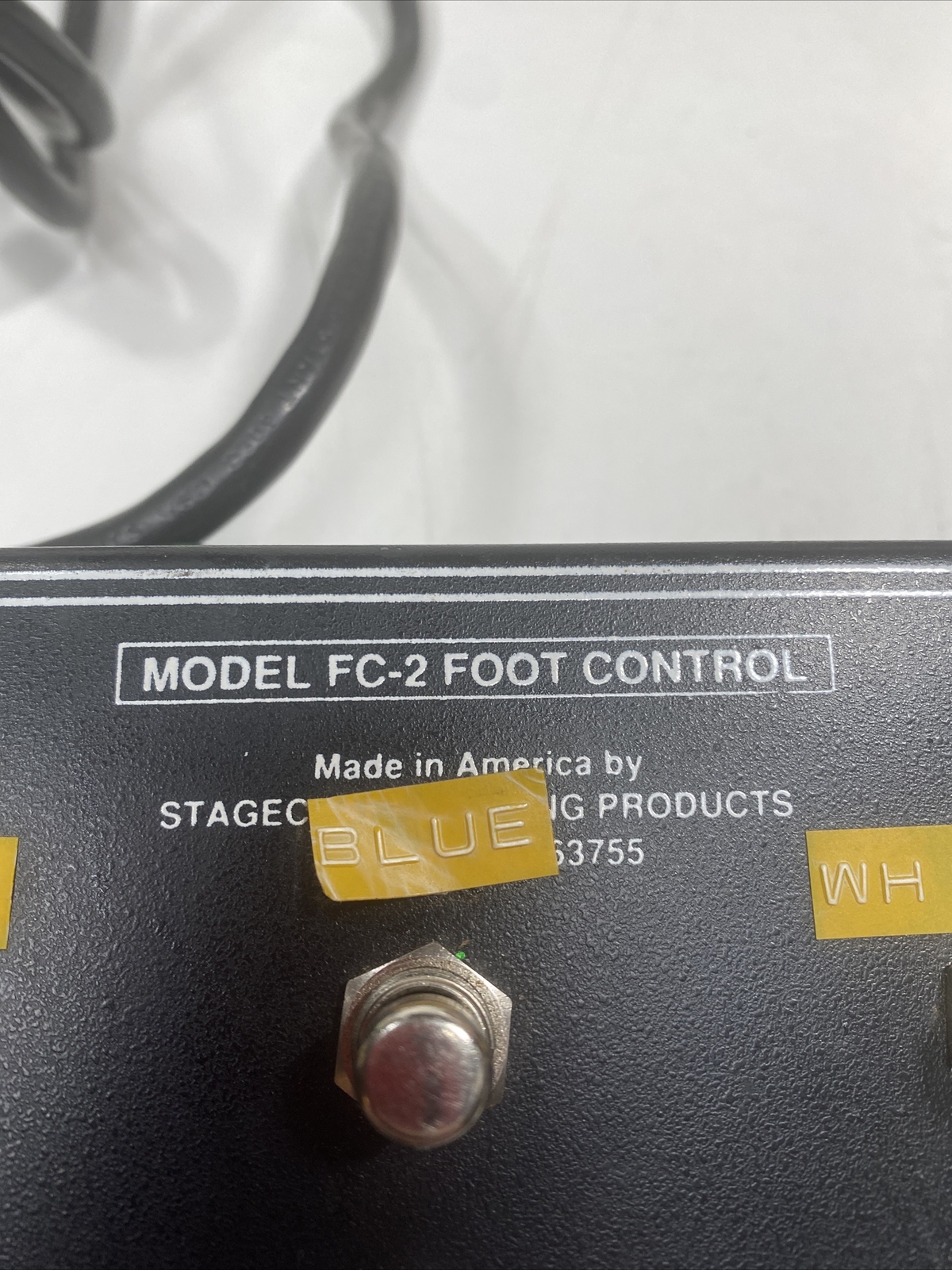 Stagecraft Lightning Products Model FC-2 Foot Control