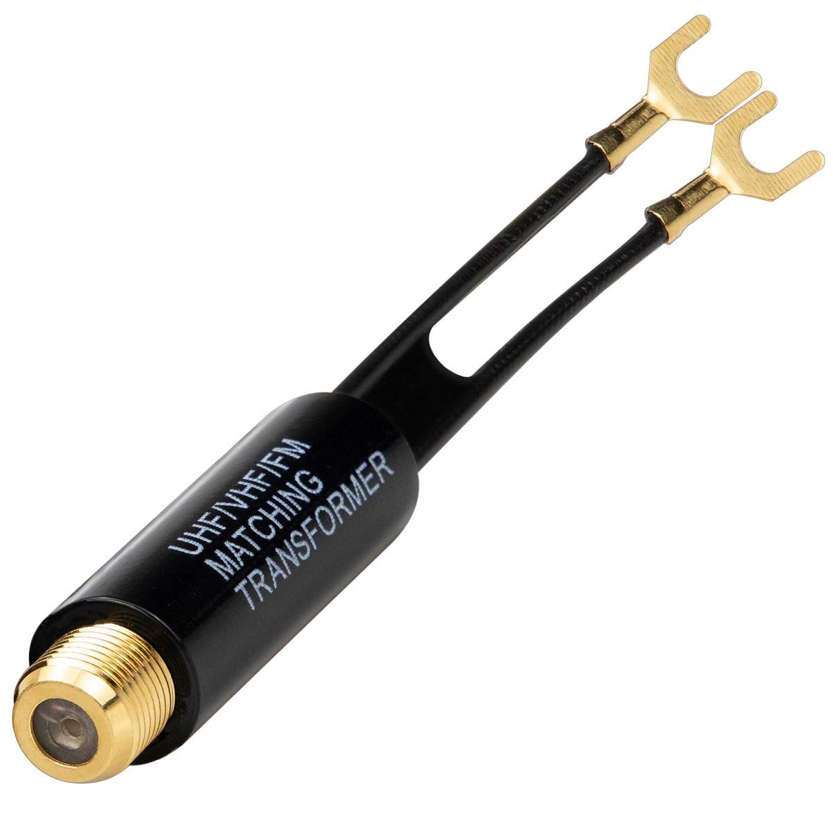 Ancable 1-Pack Gold Plated - 75 Ohm to 300 Adapter - UHF/VHF/FM Balun...