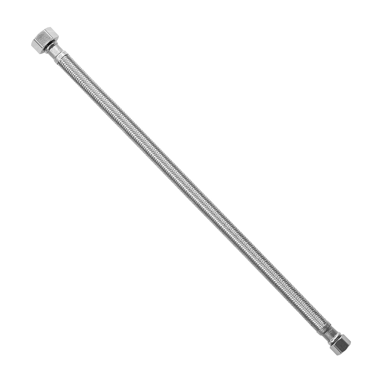 3/8" COMP 10PCS Faucet Supply Line Connector 16in Braided Stainless Steel