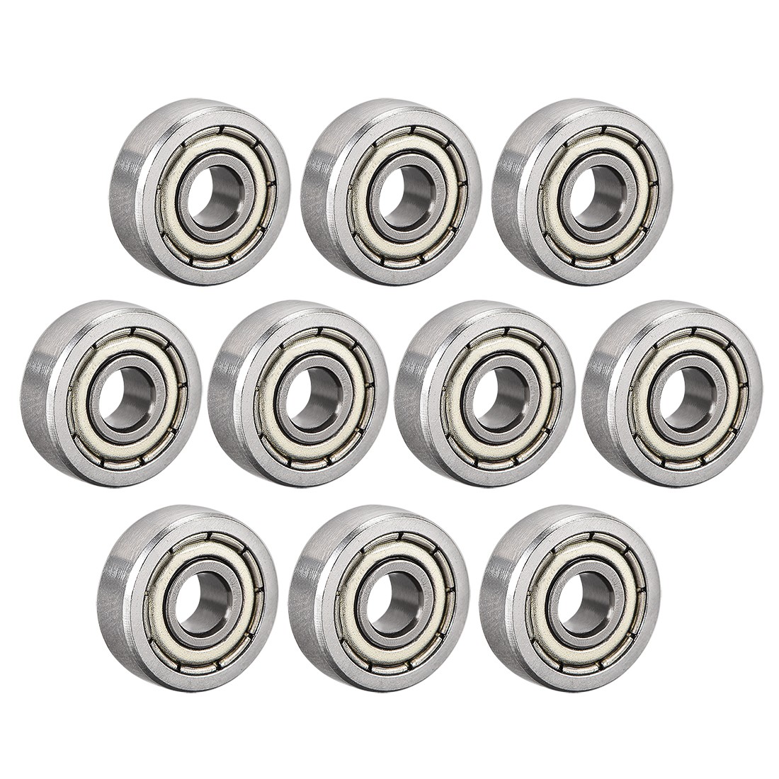 604ZZ Ball Bearings Double Shield 4mmx12mmx4mm High Carbon Steel Z1 10pcs