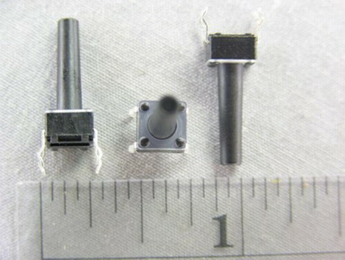 100 6mm Joystick Type Tact Switches Tapered 13mm Stick