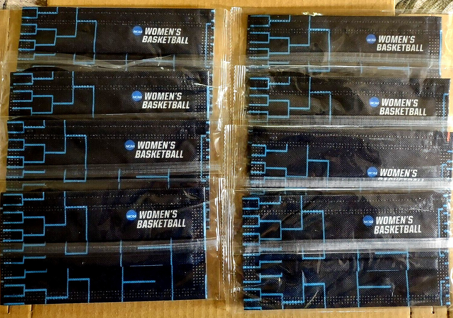 Lot of 8 ~ NCAA Issued Face Masks - Collectible