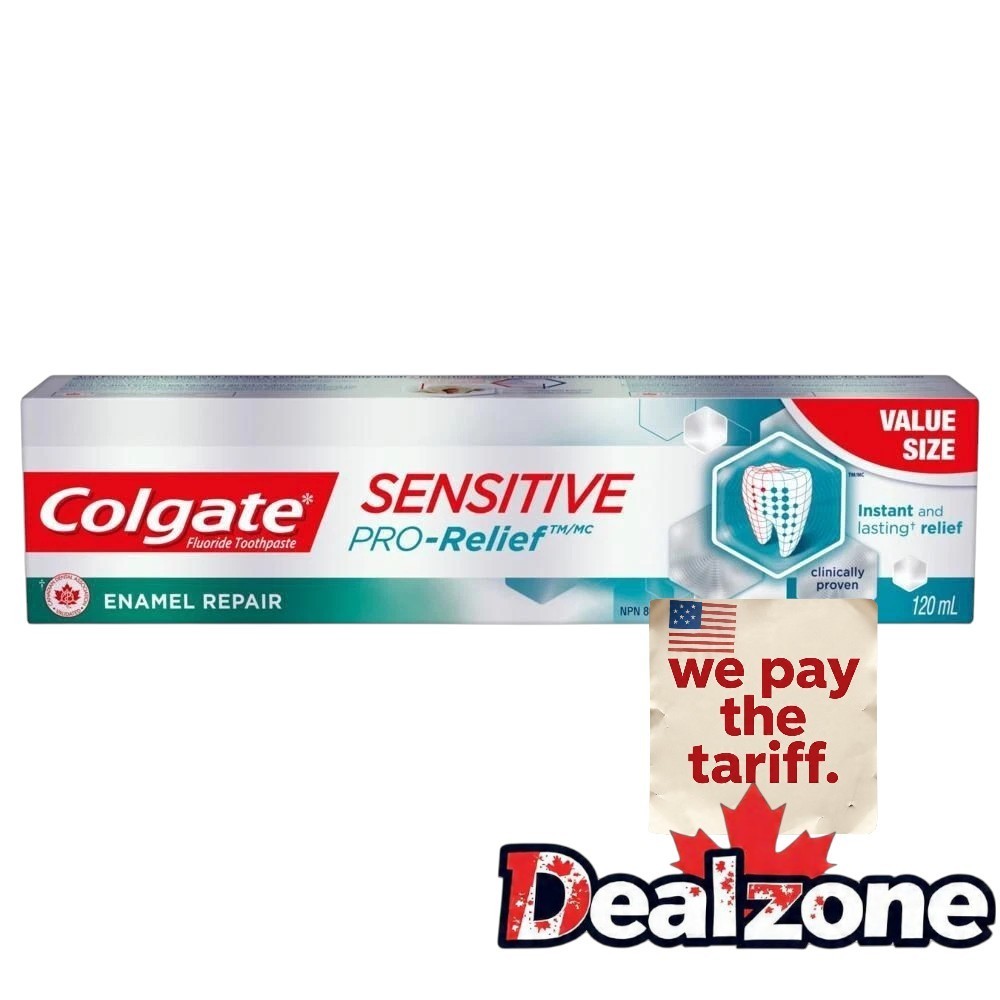 Colgate Sensitive Pro-Relief Enamel Repair 120ml Toothpaste, Arginine, Canada