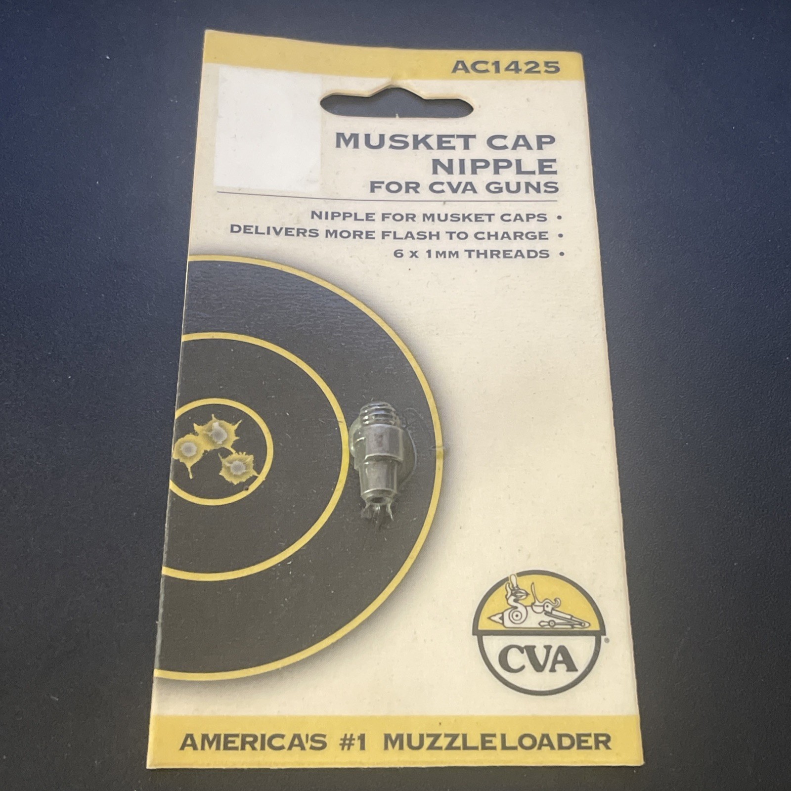CVA Musket Cap Nipple 6x1 mm AC1425 NEW