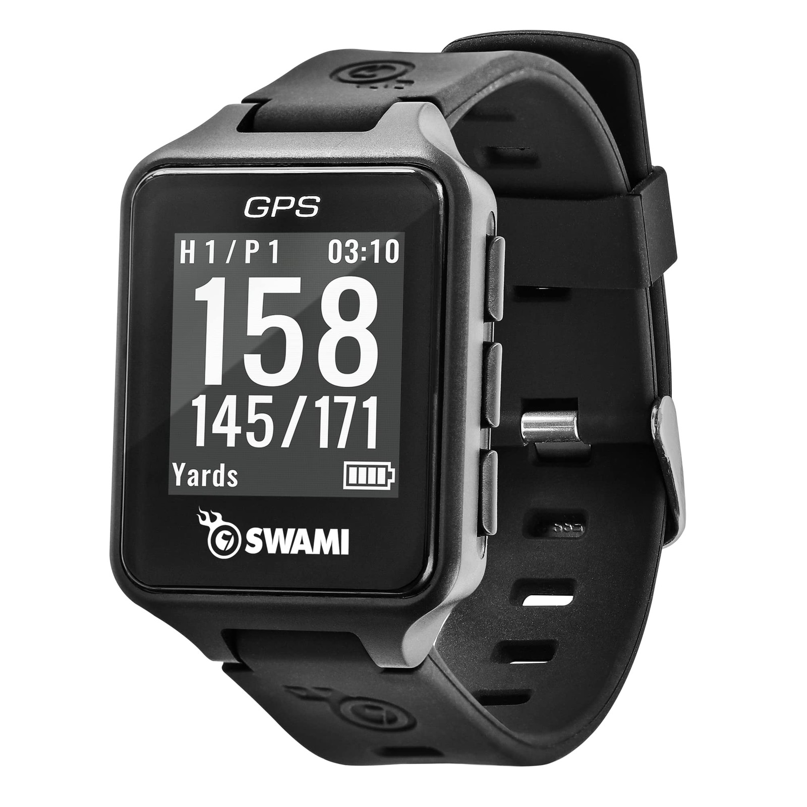 Golf Swami Golf GPS Watch, Black