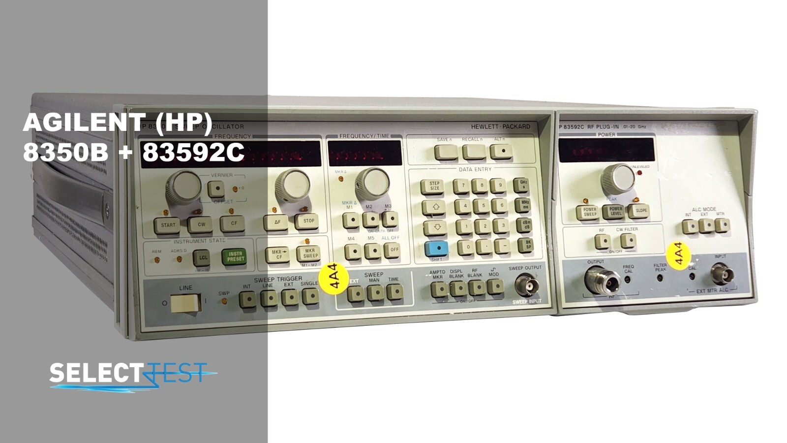 AGILENT (HP) 8350B + 83592C .01 to 20 GHz SIGNAL GENERATOR / SWEEPER (REF: 872J)
