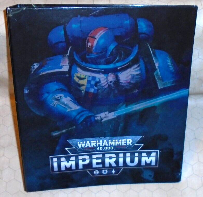 Warhammer 40K Imperium Ring Binder Folder UK Promo - Official Army Filing System