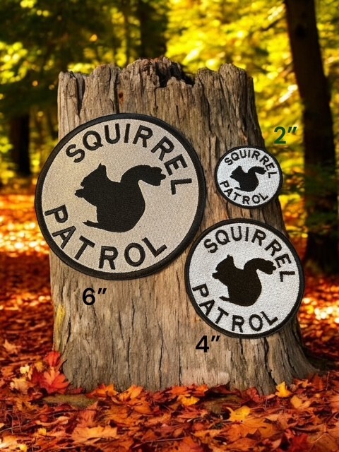 Squirrel Patrol Patch