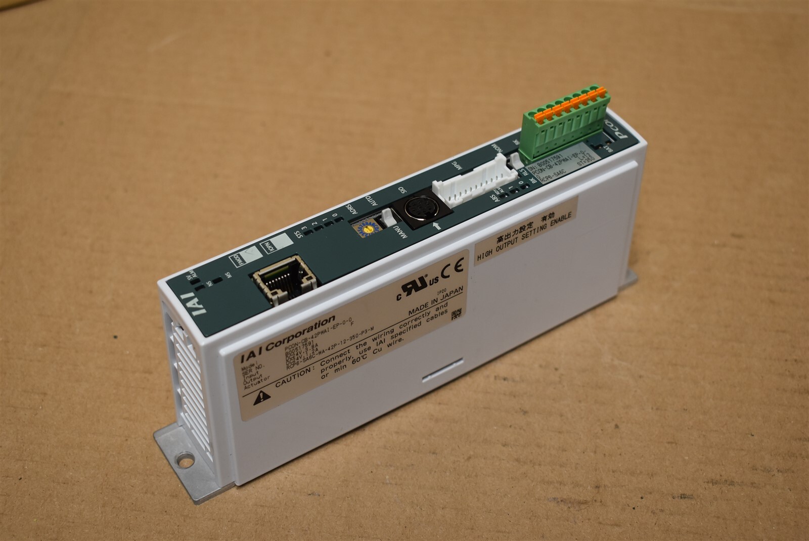 IAI Corporation Controller Module Model PCON-CB-42PWAI-EP-0-0