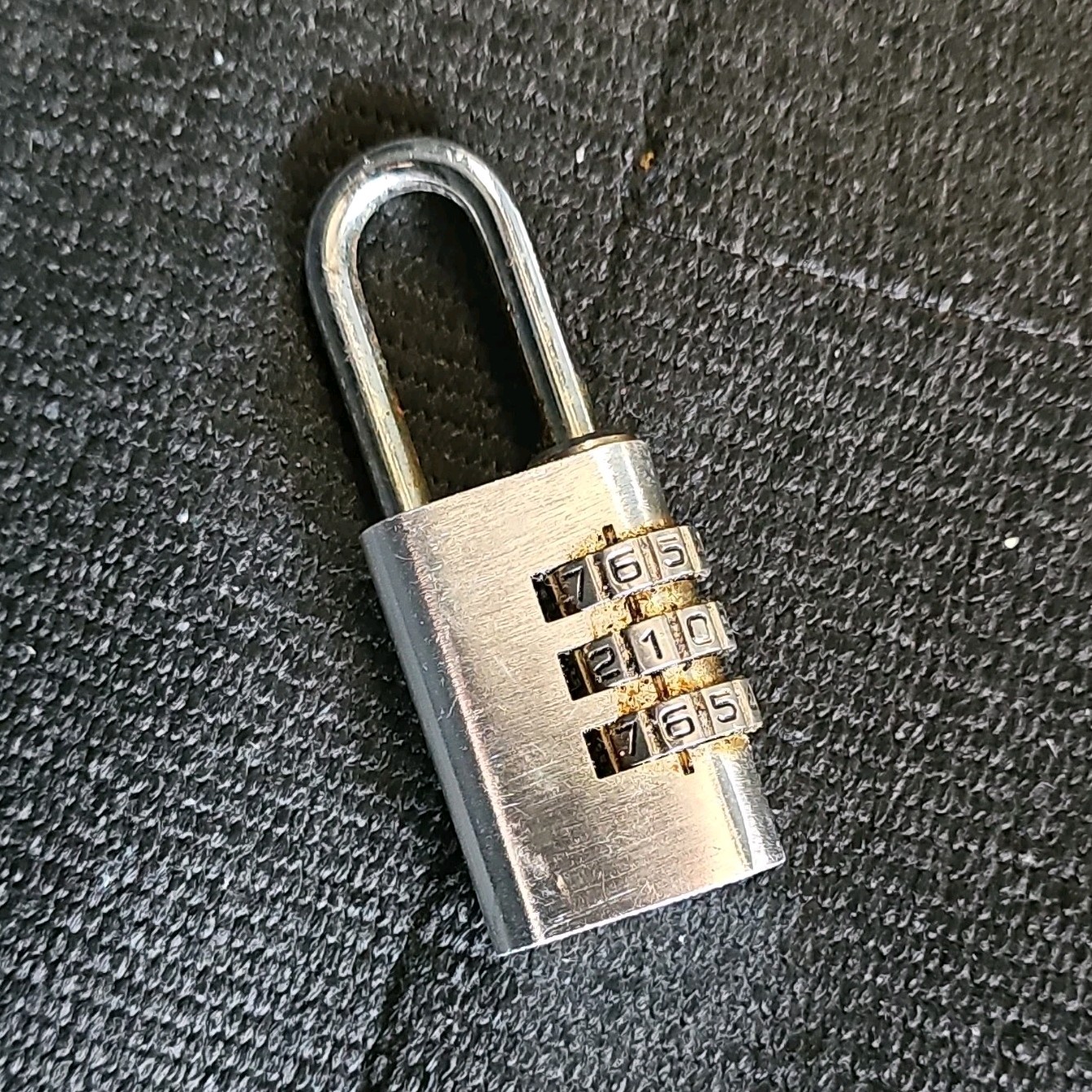 ABUS 3-Dial Resettable Combination Padlock Steel Body & Shackle