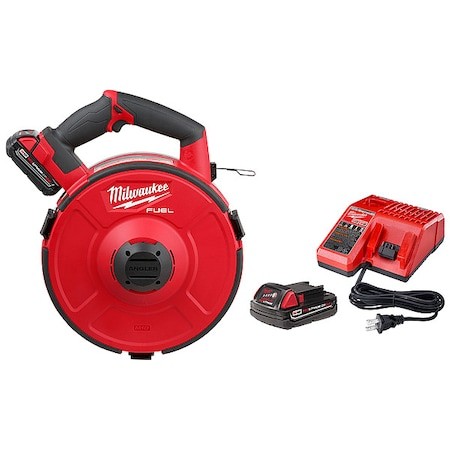 Milwaukee Tool 2873A-22 M18 Fuel Angler Pulling Fish Tape Kit With 120 Ft.