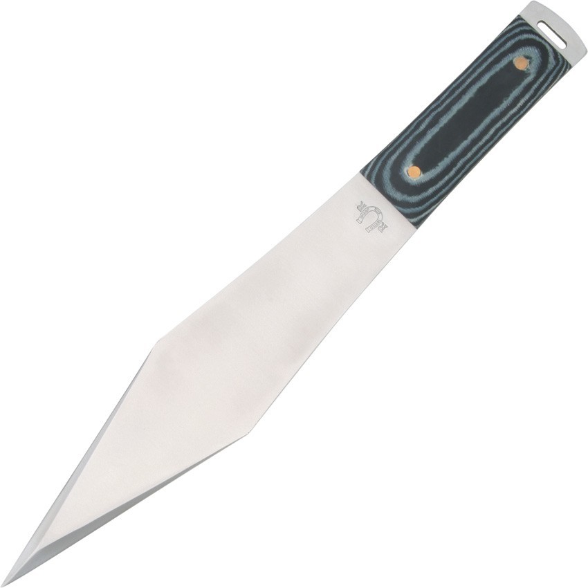 Rough Rider Throwing Knife RR489 8.25" Stainless Micarta Fixed Blade