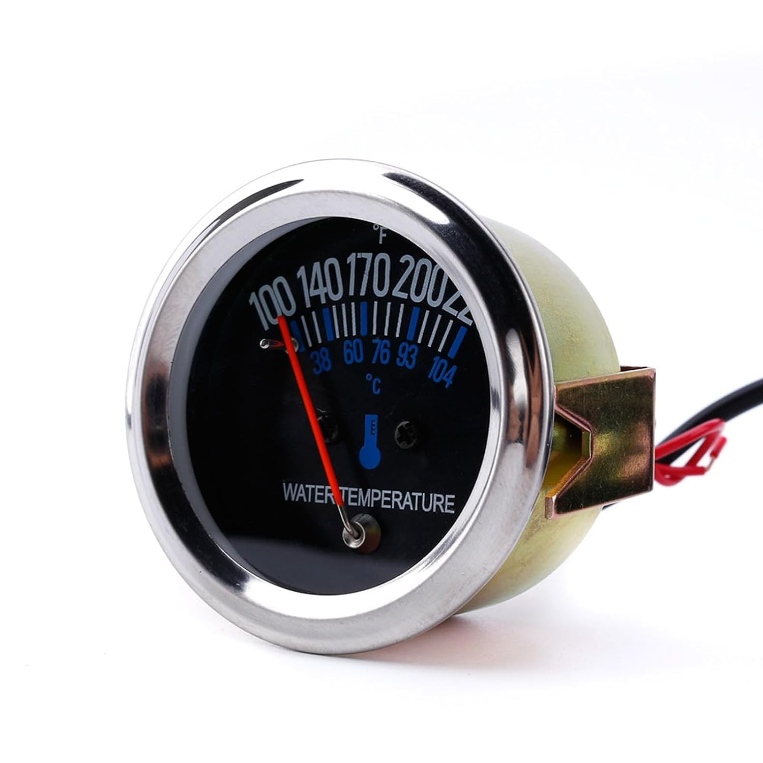 52mm Mechanical Pointer Water Temperature Gauge 2" Degree Temperature Meter