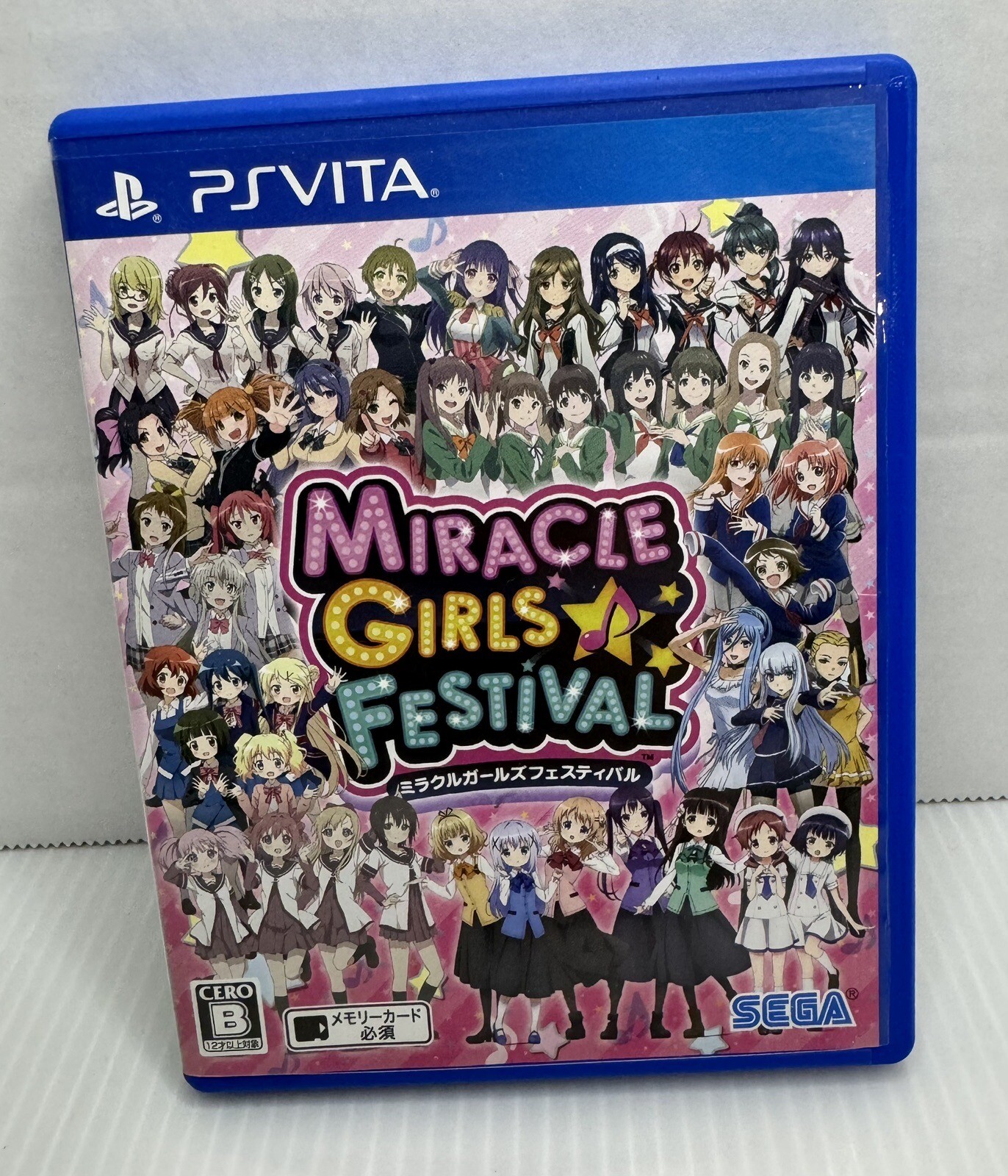 MIRACLE GIRLS FESTIVAL 💢CASE ONLY💢Region free PS Vita PS VITA From Japan