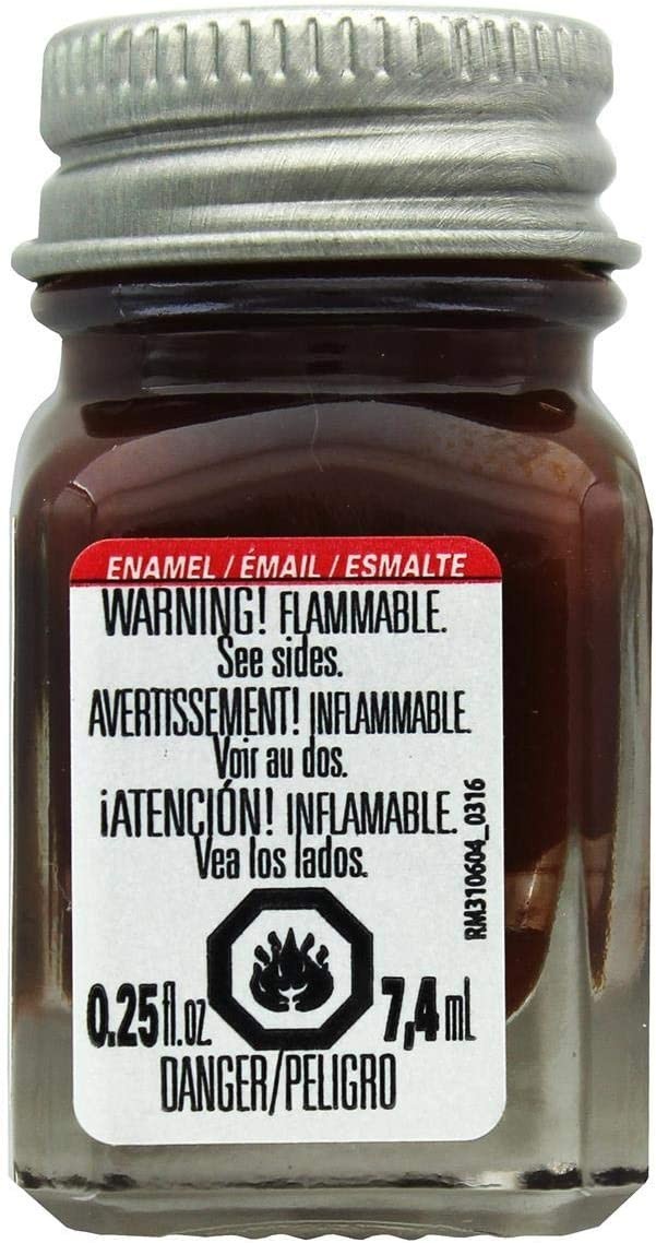 Testor's Model Paint #1140  Gloss Brown Enamel .25 oz Free Ship