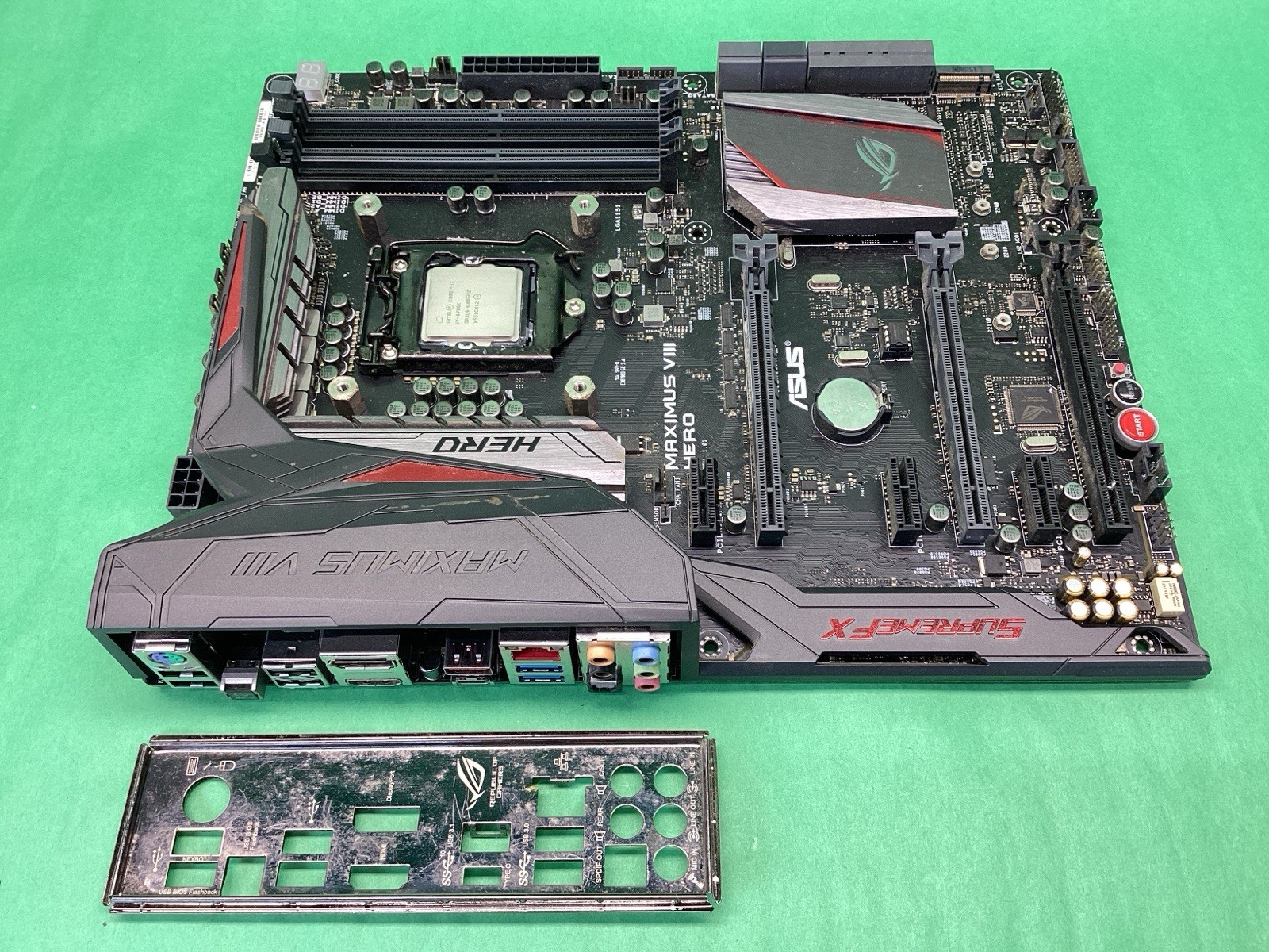 ASUS ROG Maximus VIII Hero Motherboard + Intel i7 6700K CPU - UNTESTED