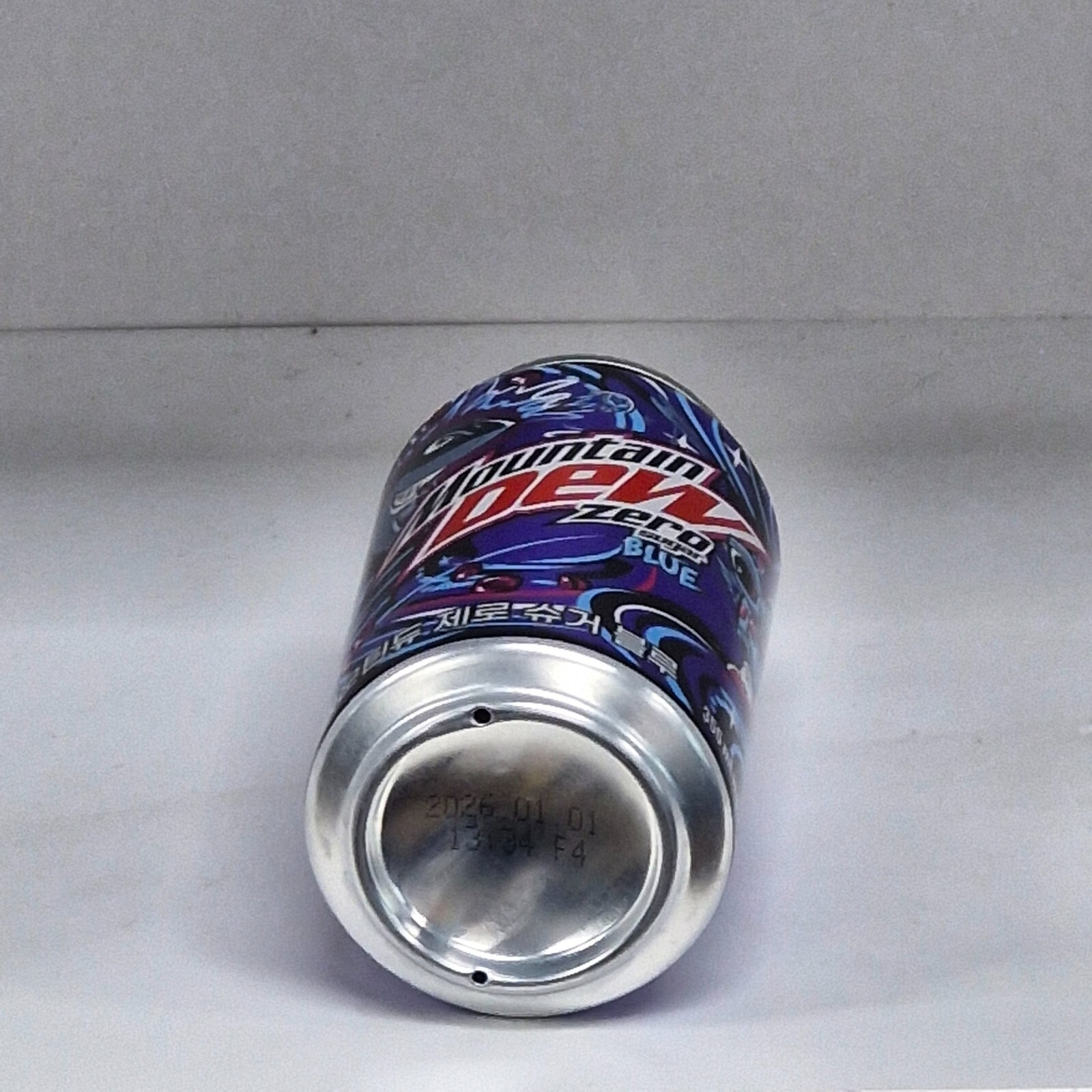 Mountain Dew ZERO BLUE Can Empty 355ml.