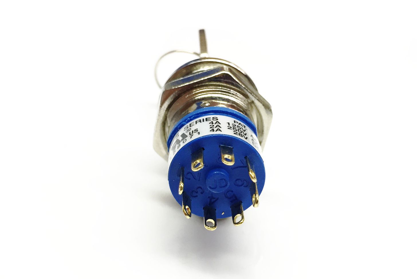 3 Position Momentary On-Off-Momentary On Keylock Switch - 7509I