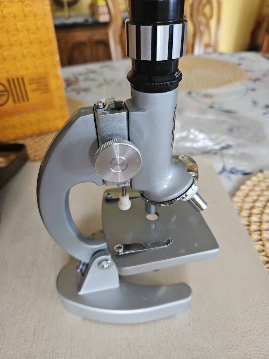 Jason 900x Zoom Microscope w/Case & Slides Model 712 Auto Power Computer Zoom