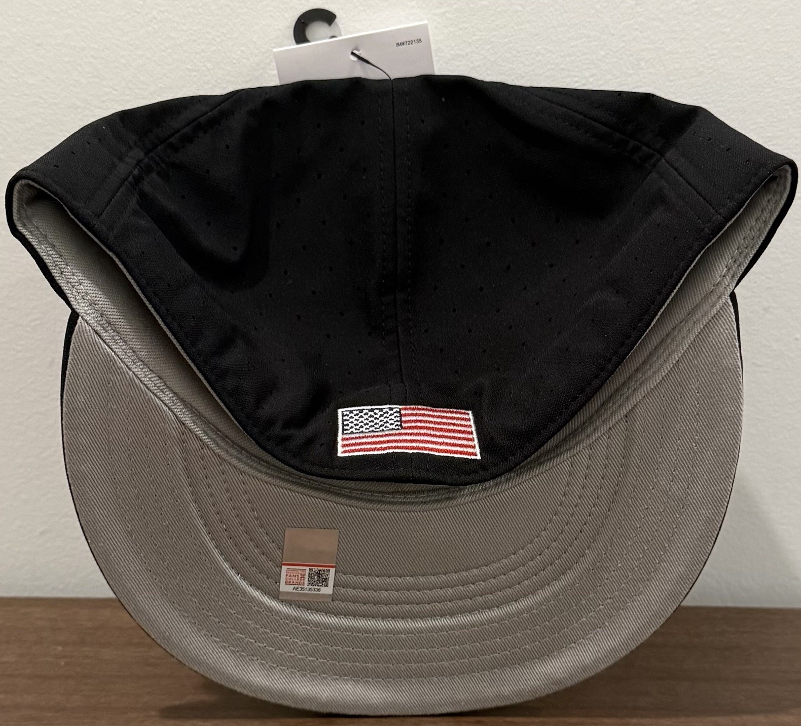 Nike True Vanderbilt Commodores Baseball Black On-Field Fitted Aero Hat 7 3/8