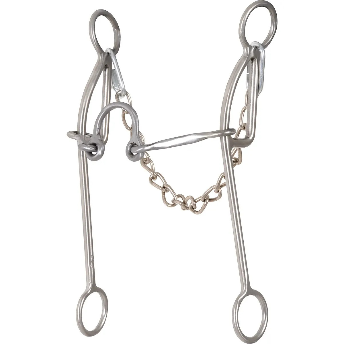 Classic Equine Les Vogt Shank Barrel Bit - 8.5” Shank, Smooth Bar Port