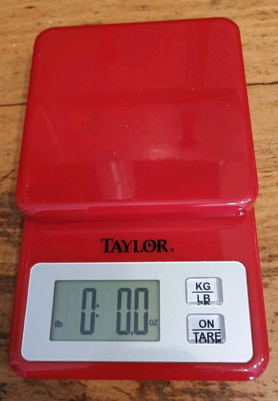 Taylor Compact  Digital Kitchen Scale RED