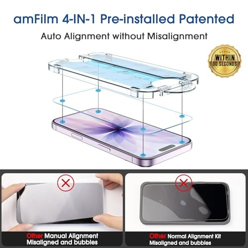 OneTouch Screen Protector for iPhone 17 6.3'' 2025 + Camera Lens IPH17-6.3”