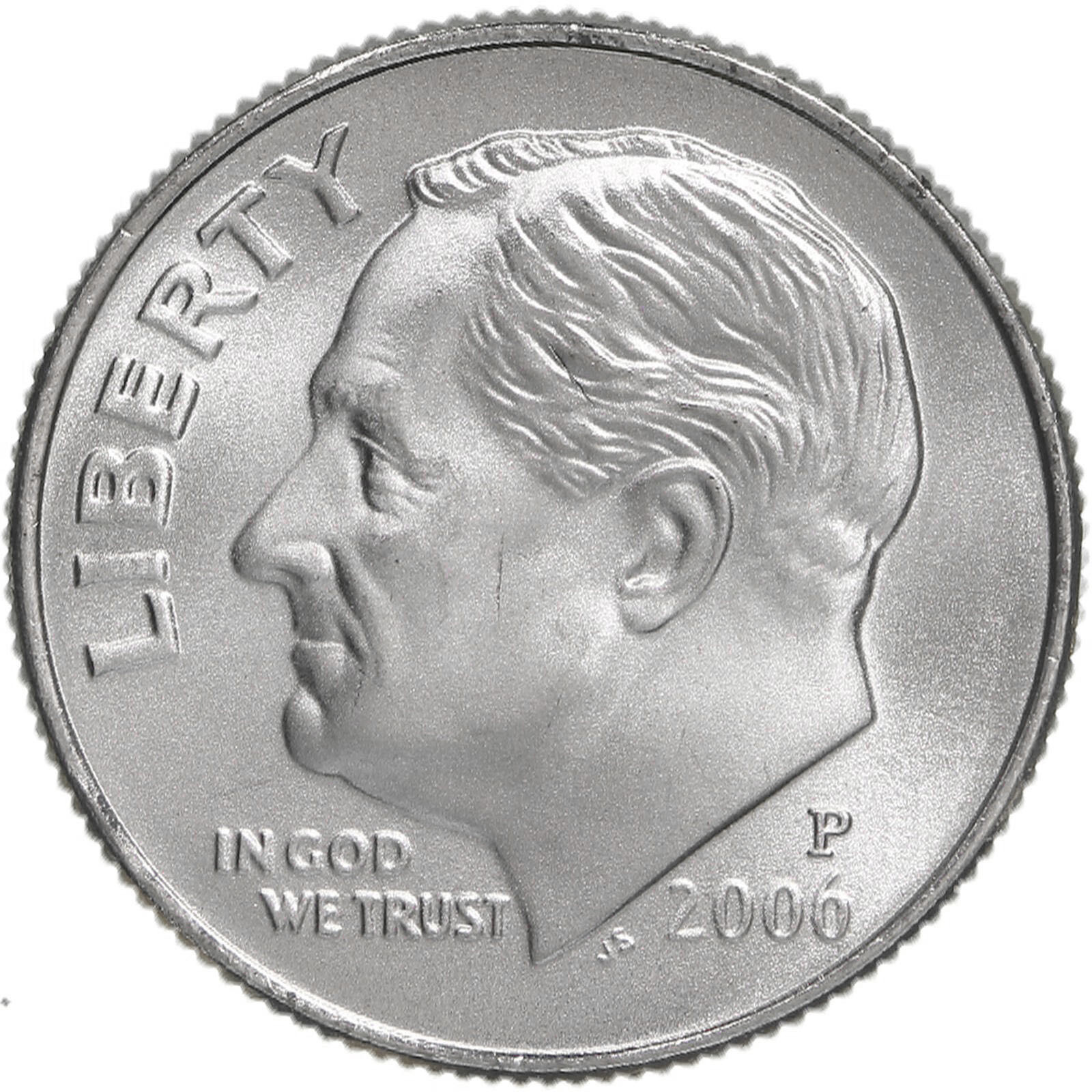 2006 P Roosevelt Dime Satin Finish