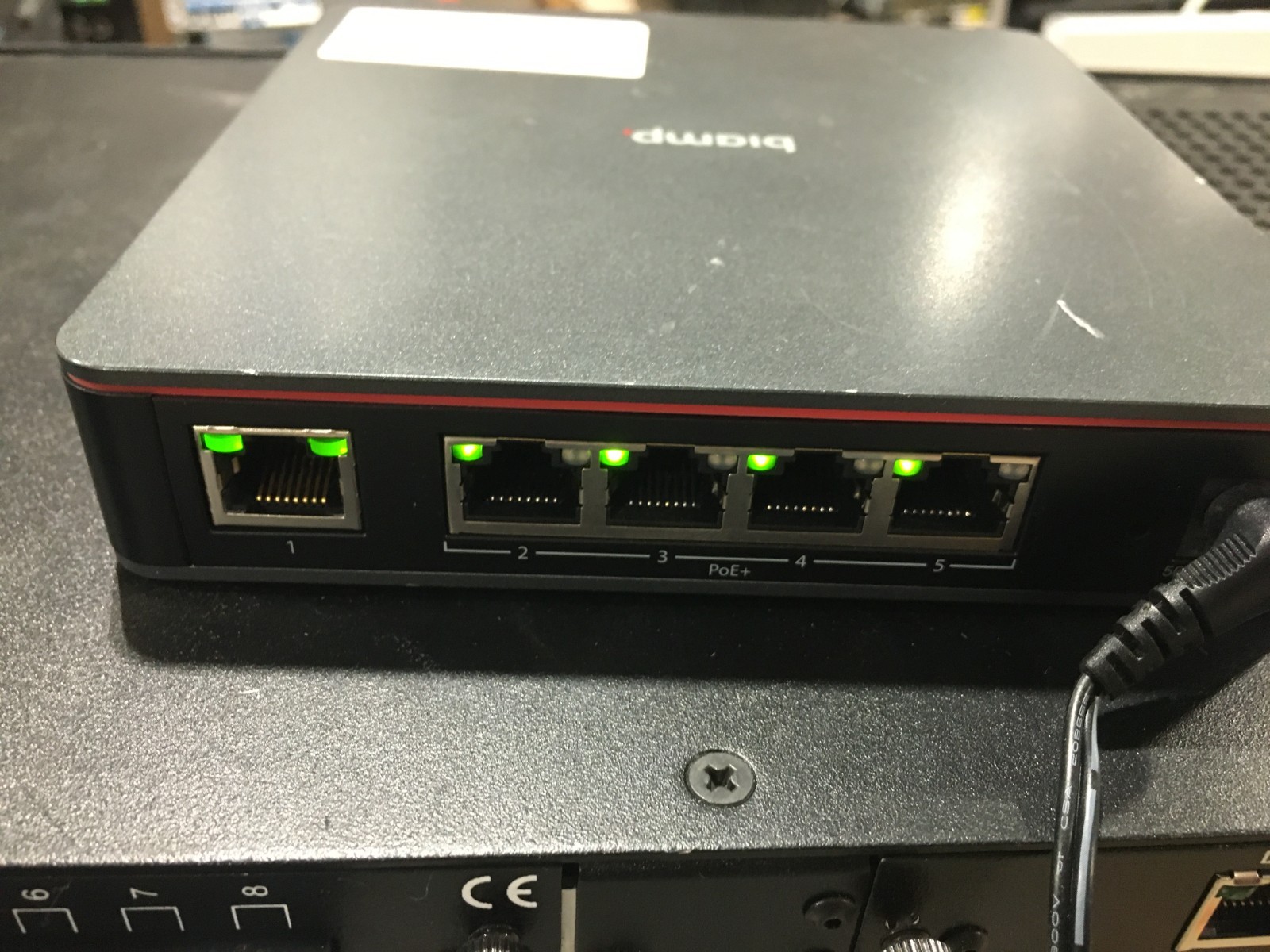 BIAMP Tesira CONNECT TC-5 5-port PoE+ Network Device