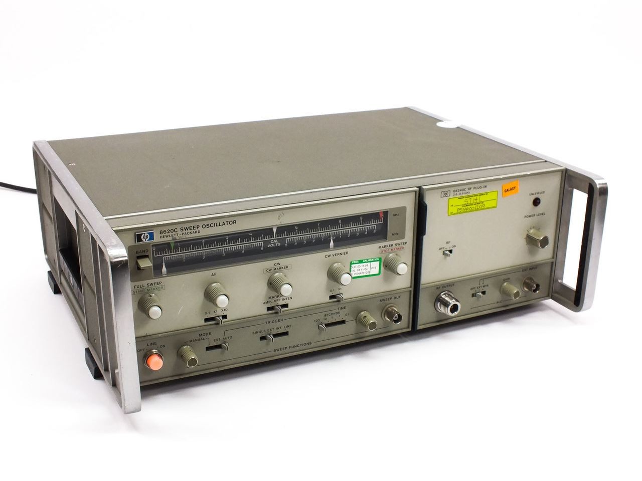 HP 8620C Sweep Oscillator 86240C RF Plug-In 3.6-8.6GHz Rackmount Hewlett-Packard