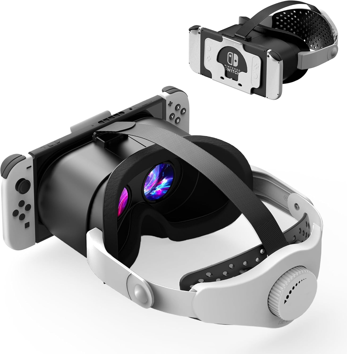 VR Headset for Nintendo Switch & Switch OLED 3D VR Gaming Experience with Lens