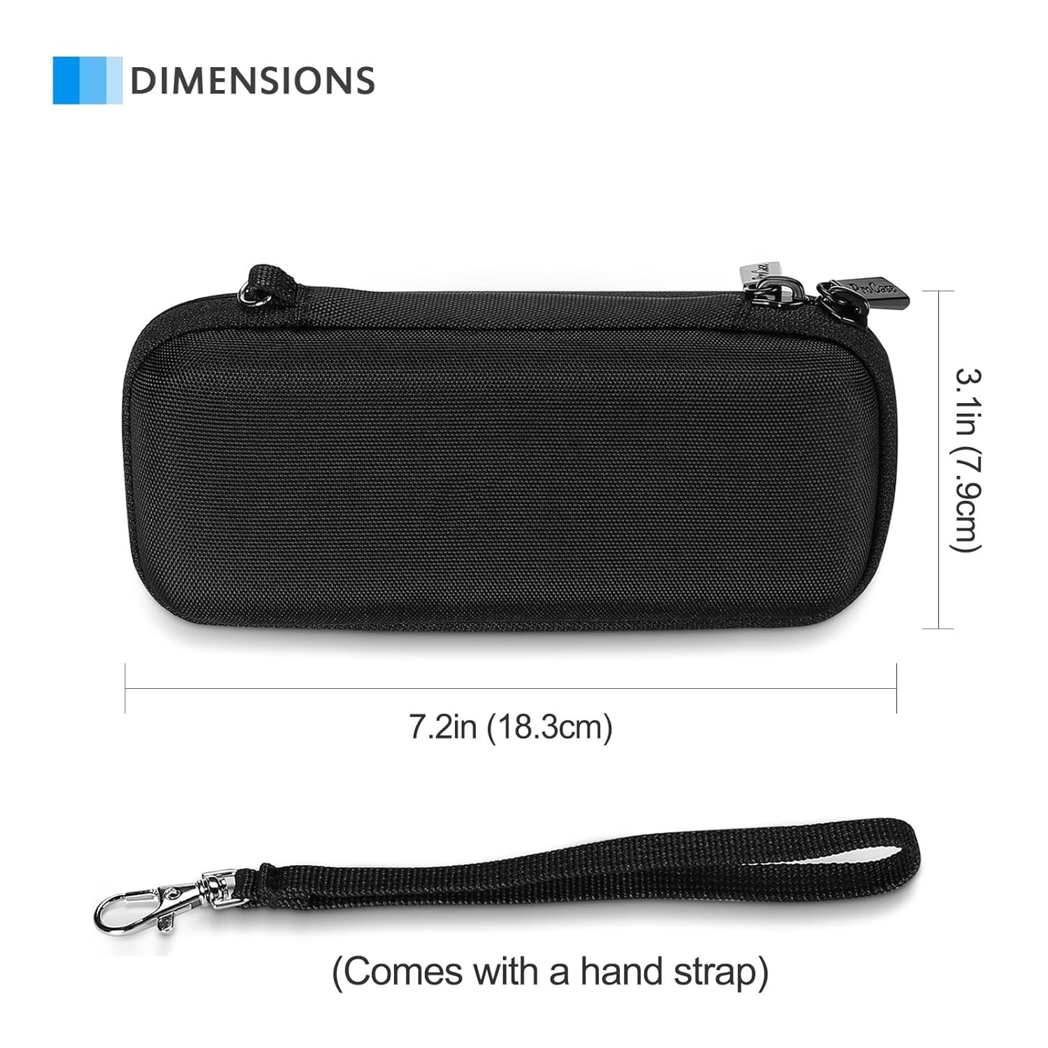 Travel-Friendly Hard Case for Electric Trimmers - Accessory-Friendly Design