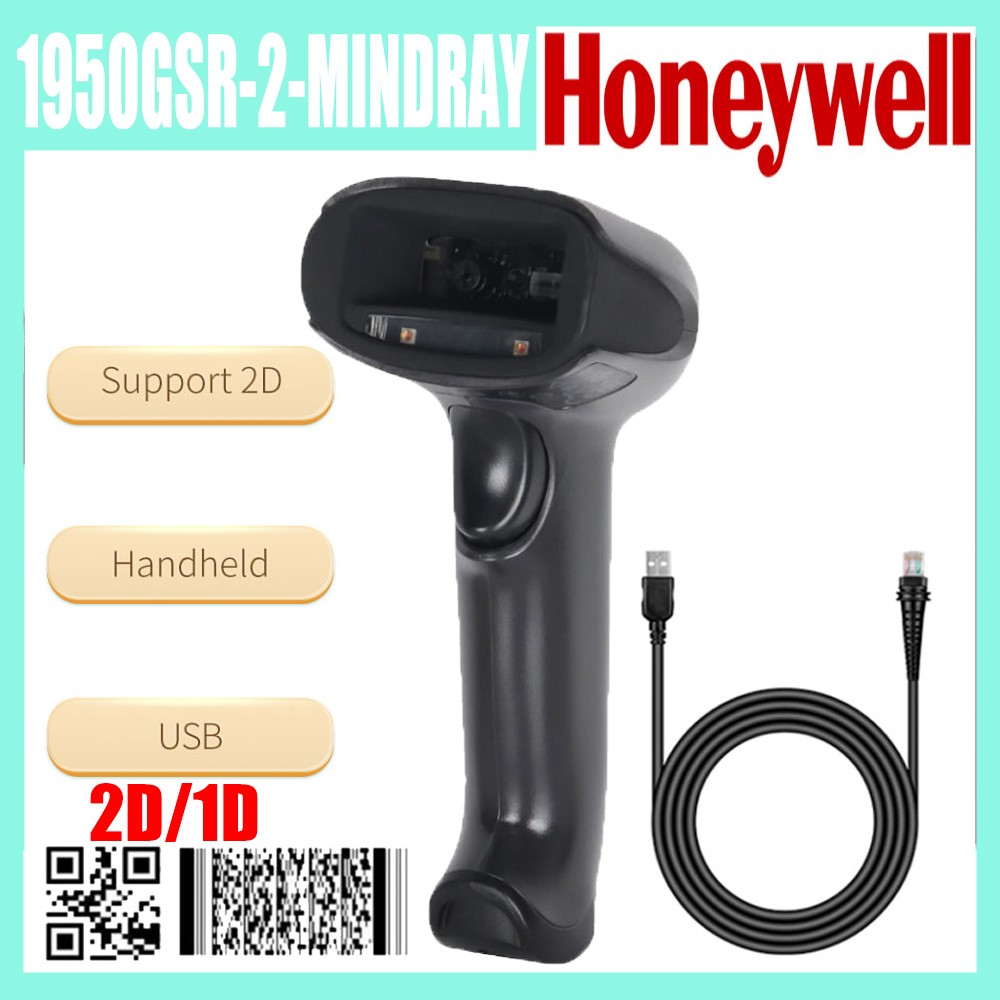 Honeywell 1950GSR-2-MINDRAY Xenon 1950G 2D Handheld Barcode Scanner + USB Cable