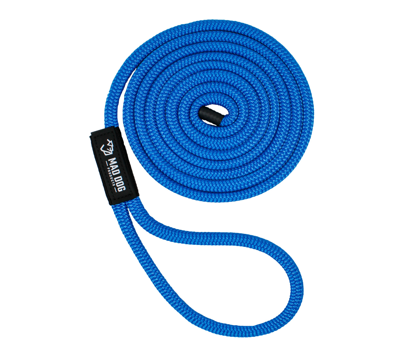 Mad Dog Products Dock Line 3/8” x 15’ Royal Double Braid Rope -Made in USA