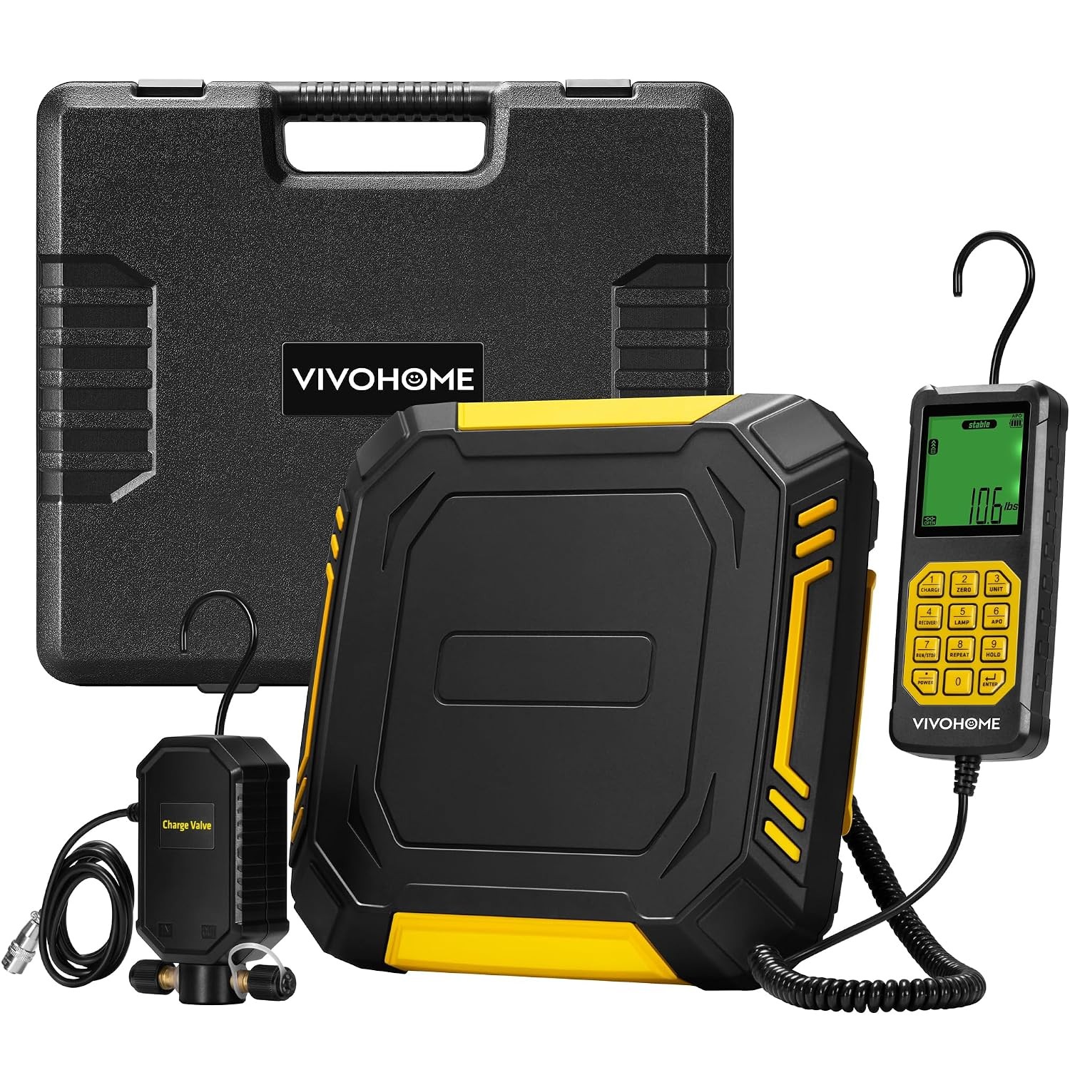 Electronic Refrigerant Charging Scale Auto-Dosing Digital