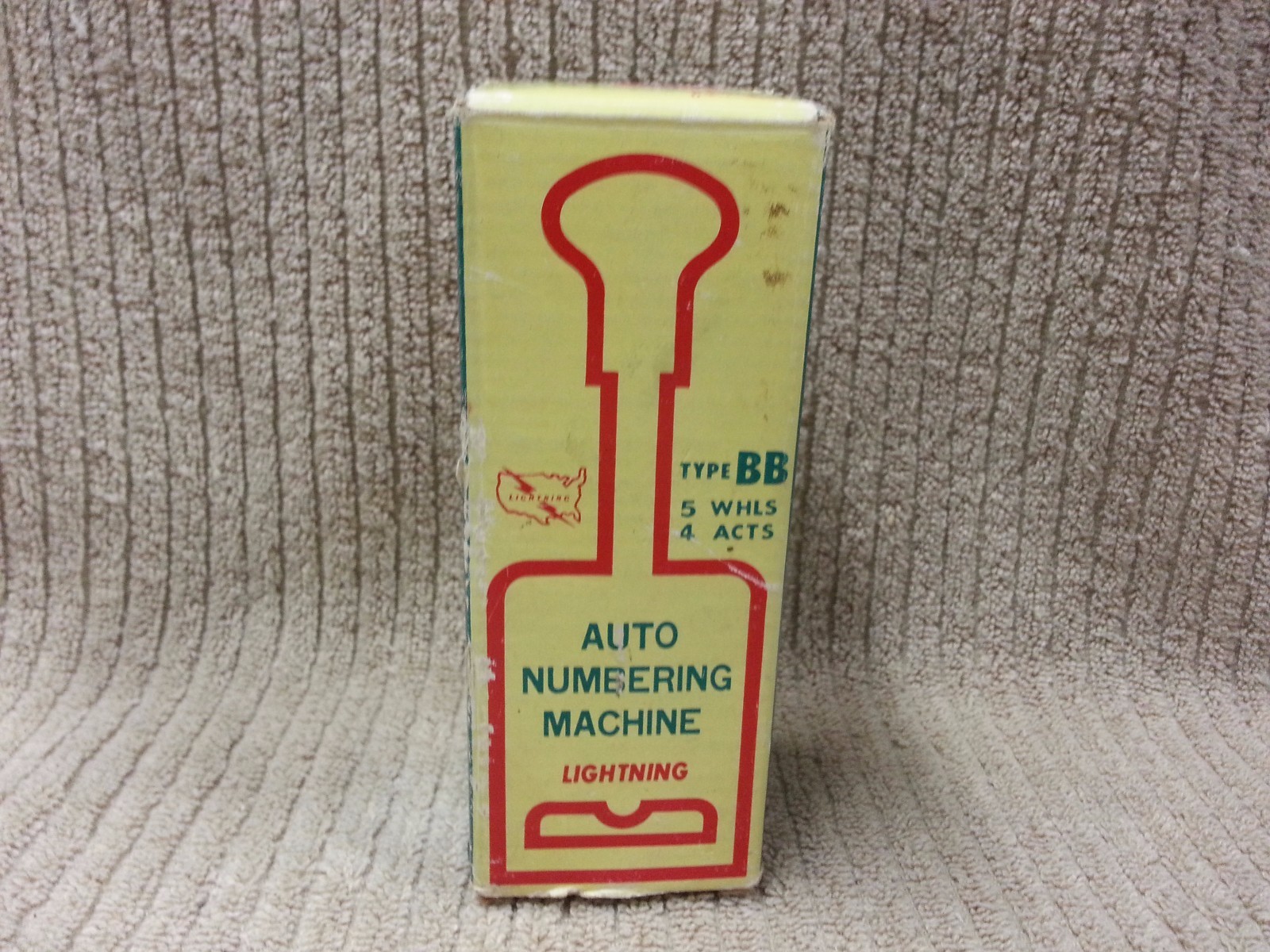 LIGHTENING AUTO NUMBERING MACHINE IN BOX TYPE BB Free Shipping!!