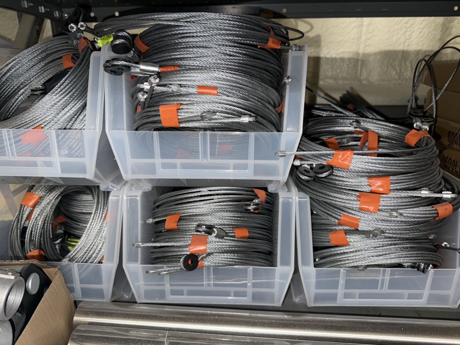 VIRTIONZ 2-Pack 150″ Replacement Cable Wire for Enclosed Cargo Trailer Ramp Door