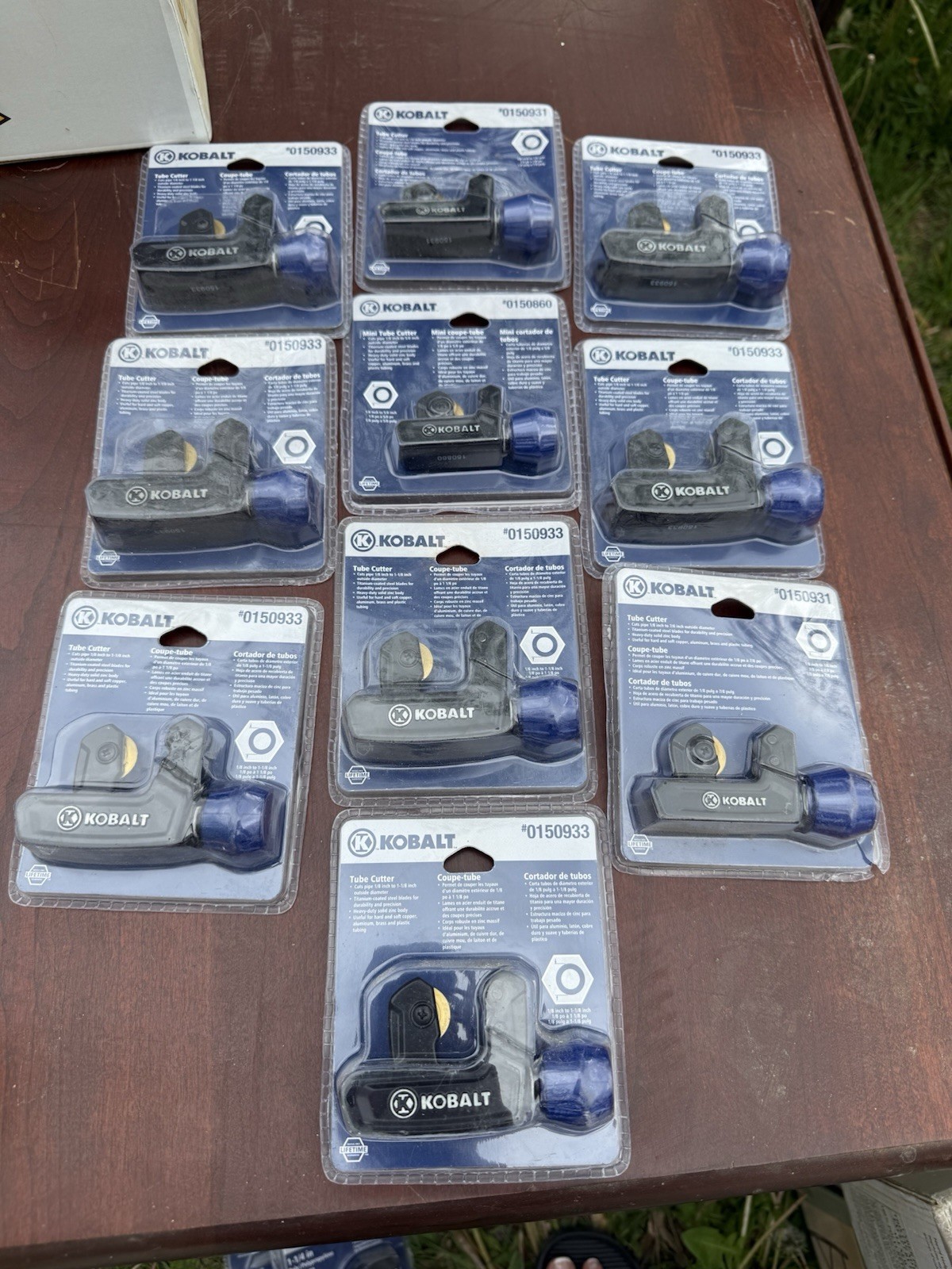 Lots of 10 - Kobalt 150860 Mini Tube Cutter 1/8-5/8”OD 3-16 mm UPC 820909552956