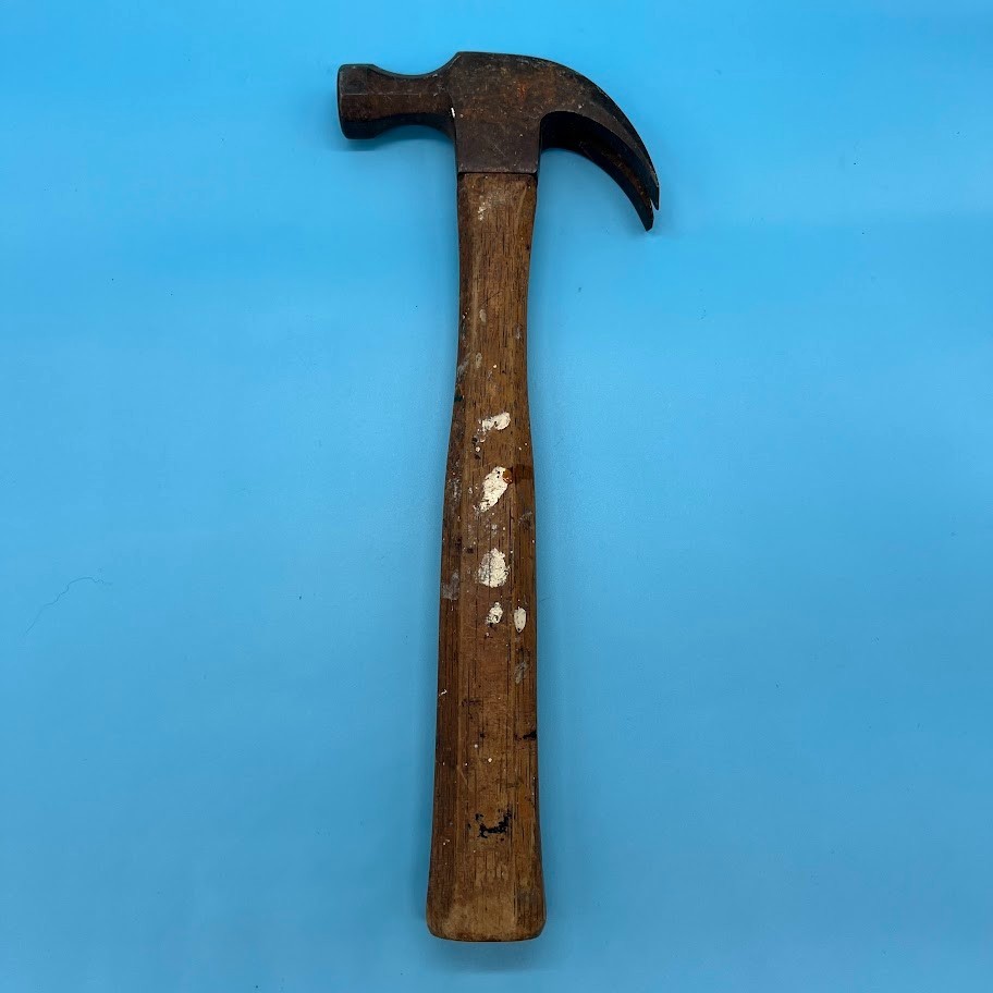 Vintage Belknap Blue Grass 47-1 1/2 Curved Claw Hammer with Original Handle
