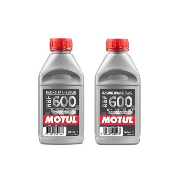 Motul USA® 100949 - 2 pk RBF 600™ Synthetic Racing DOT 4 Brake Fluid